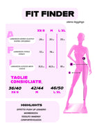 Leggings Atena - Blu Notte