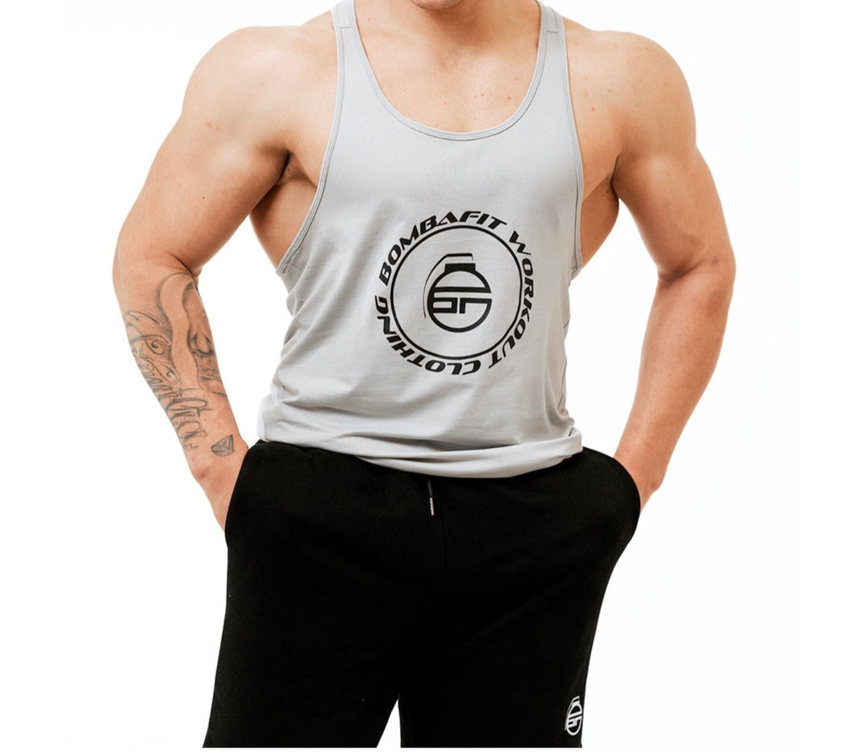 Canotta Rounded Uomo - Grigio