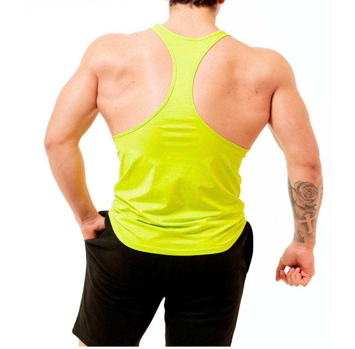 Canotta Rounded Uomo - Verde Lime