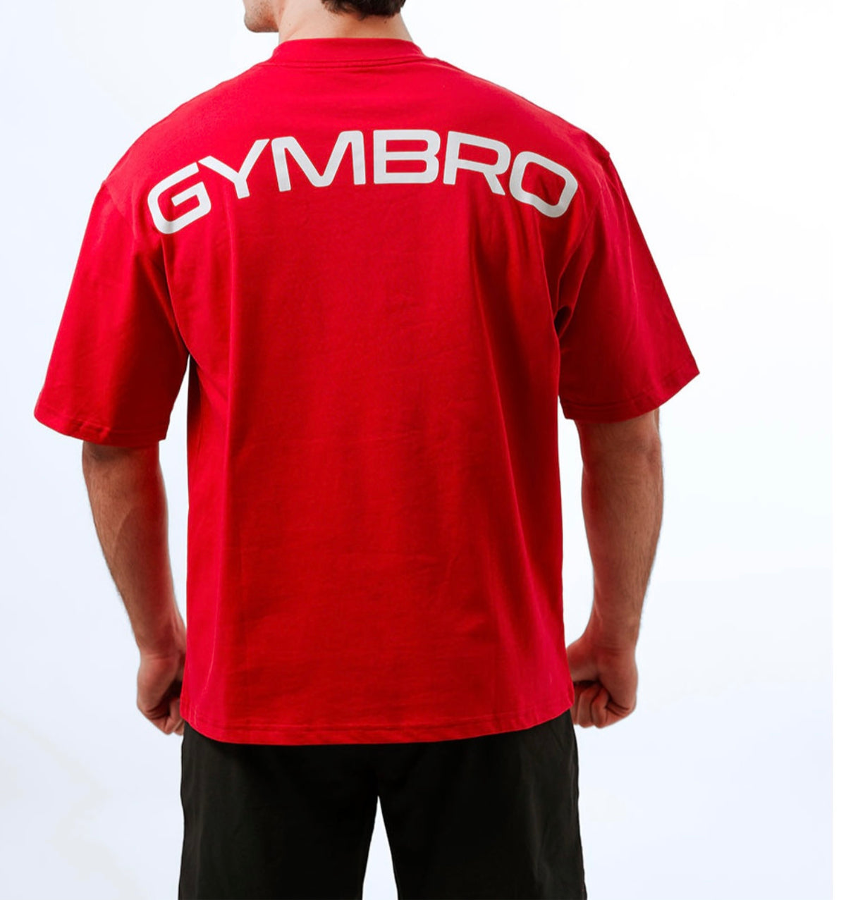 T-shirt Oversize Gymbro - Rosso