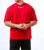 T-shirt Oversize Gymbro - Rosso