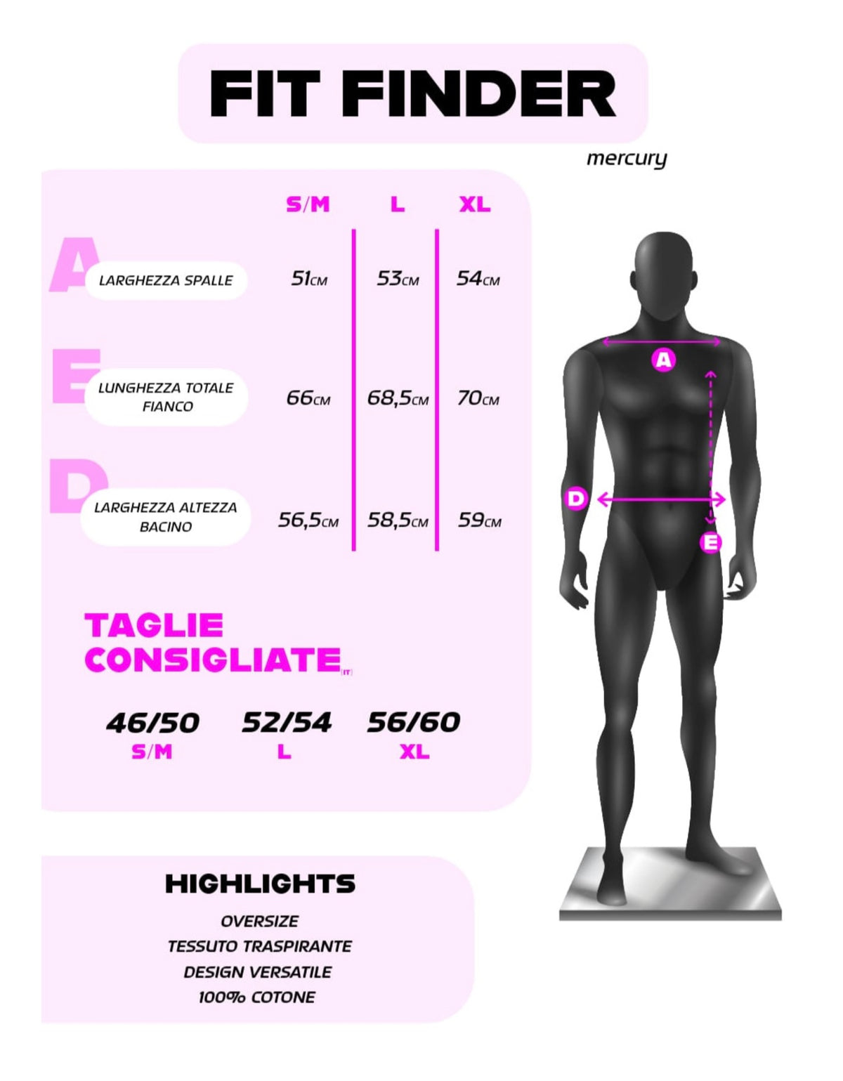 T-shirt Oversize Mercury