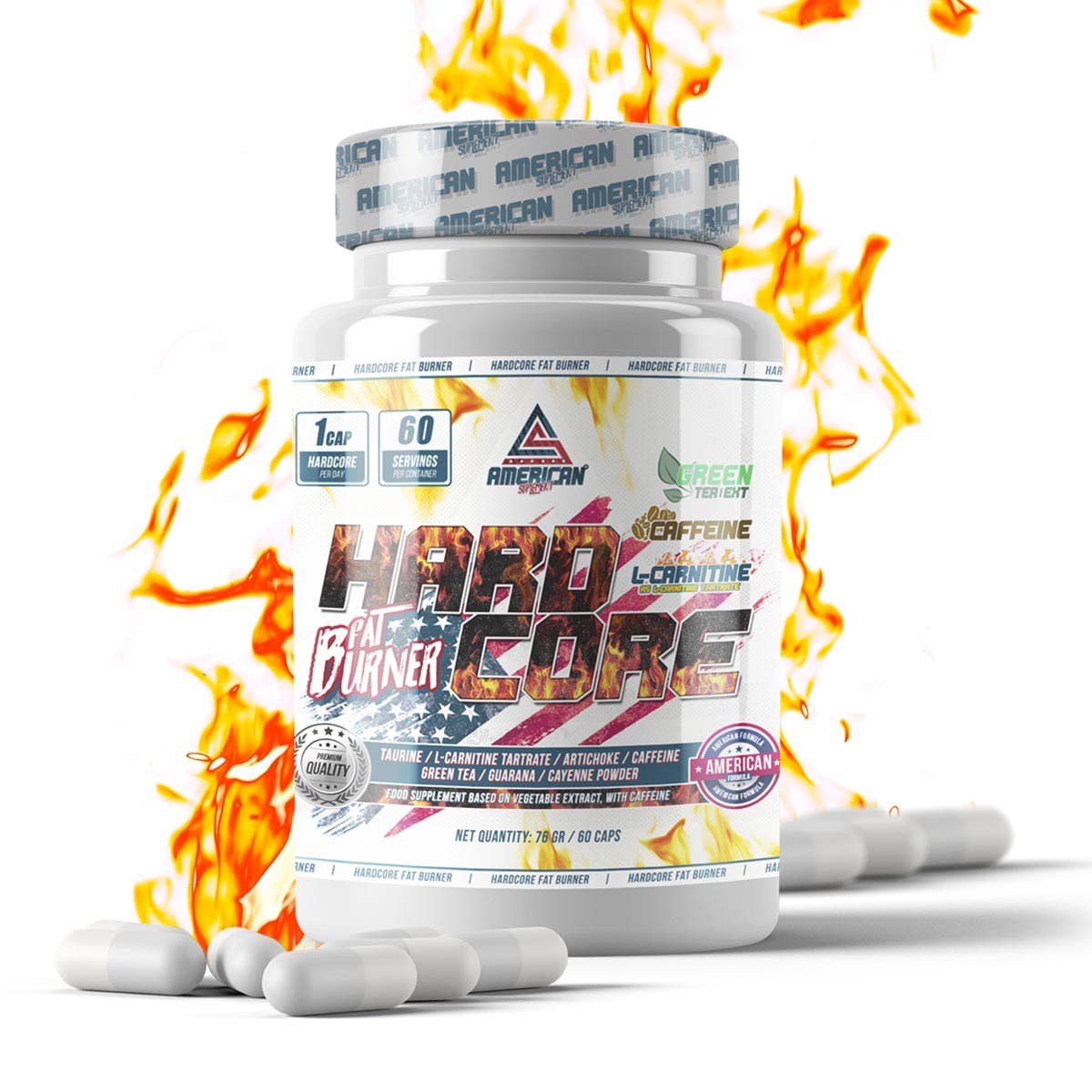 AS American Suplement | HardCore Fat Burner | Bruciagrassi