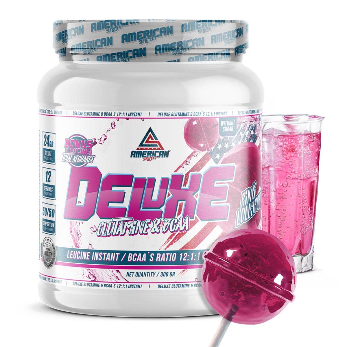 American Suplement | Bcaa's con Glutamina Deluxe 300 gr