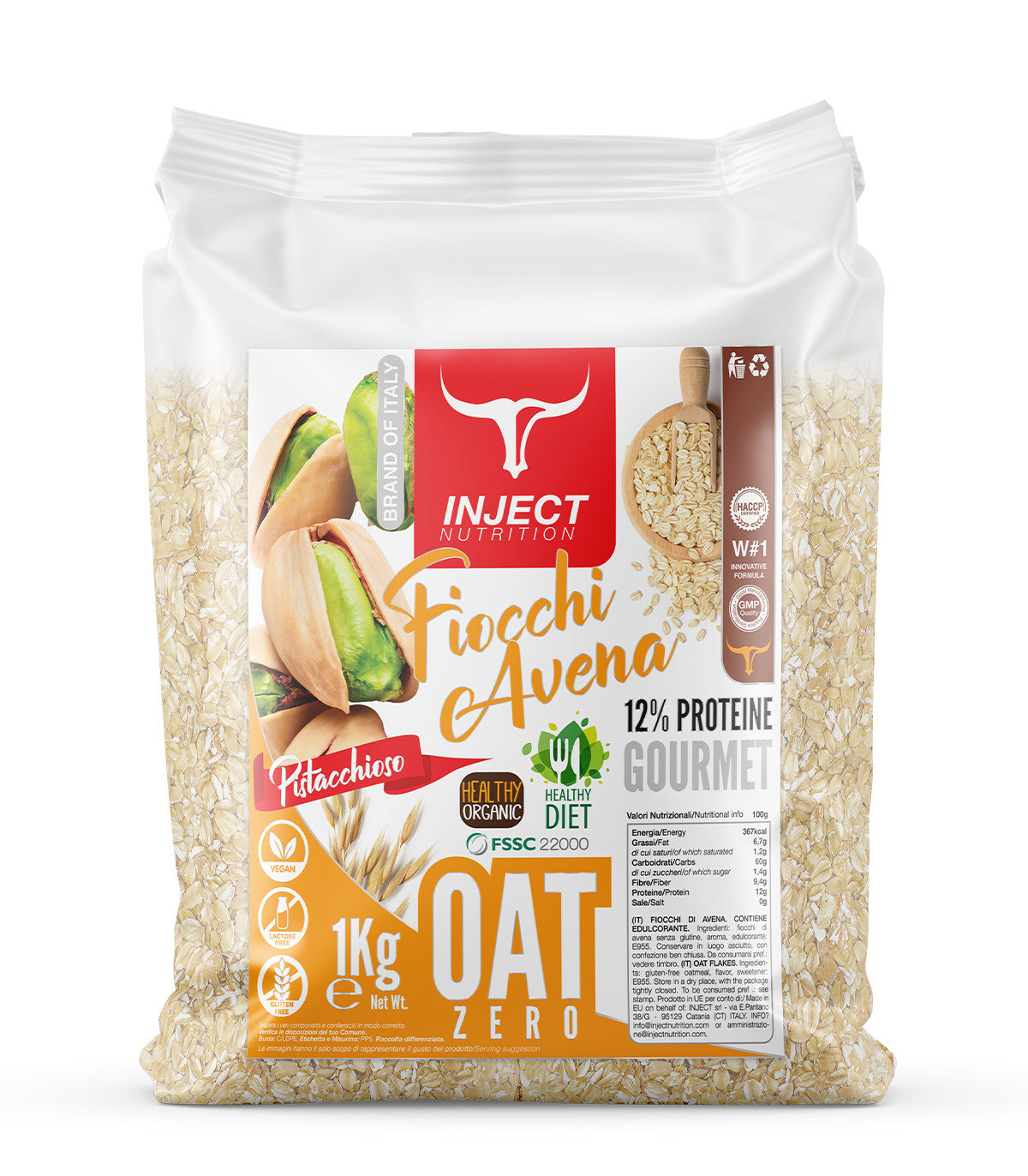 Fiocchi Di Avena Pistacchioso (1 kg)