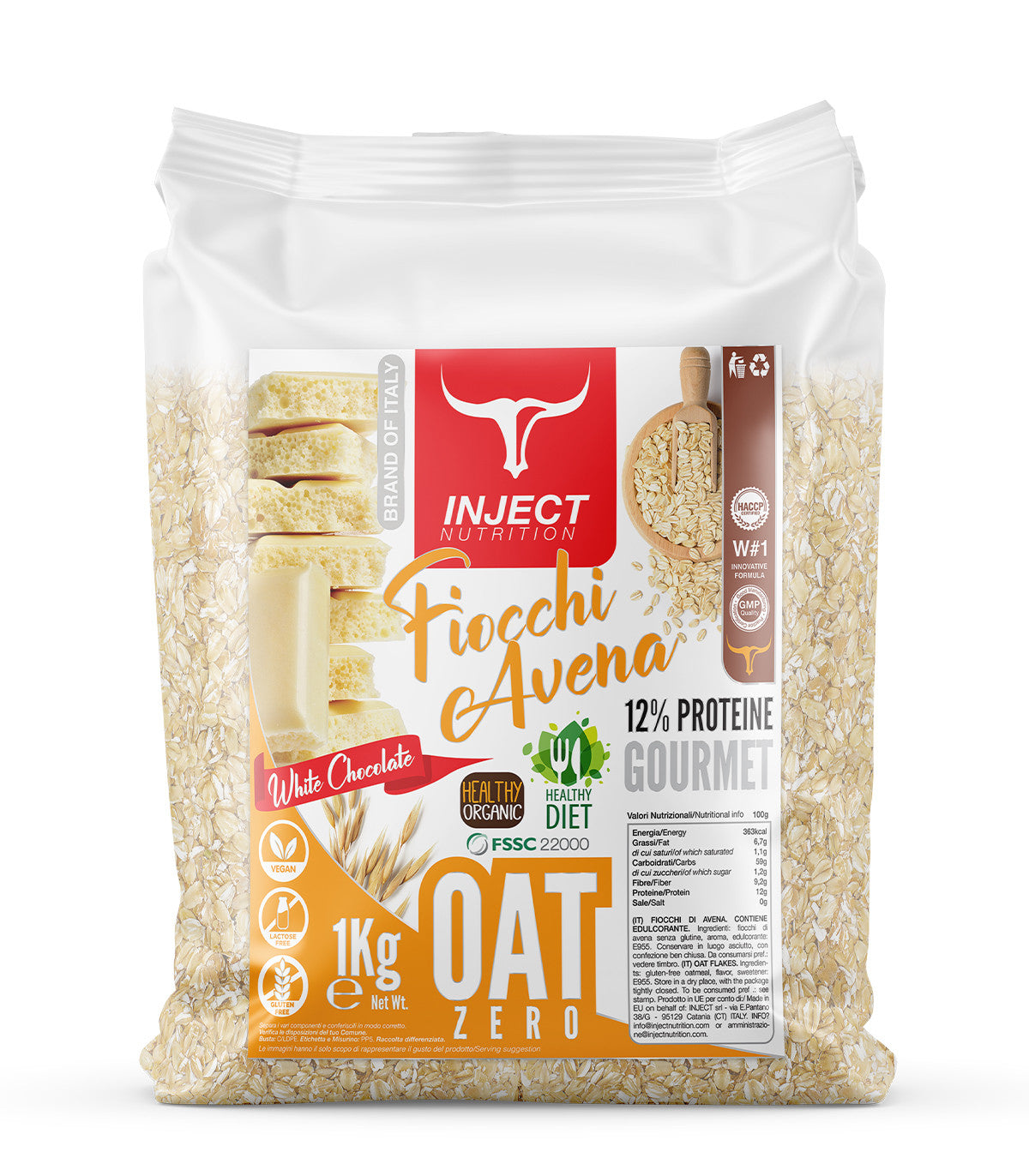 Fiocchi Di Avena Cioccolato bianco (1 kg)