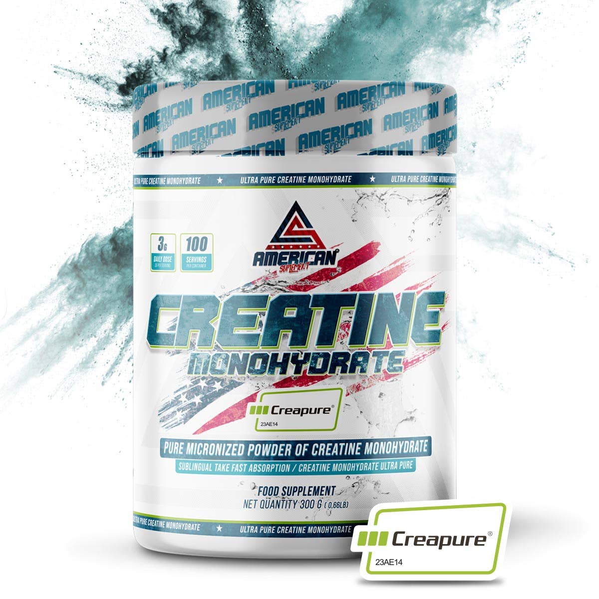 American Suplement | Creatina Monoidrato Creapure® 300 gr